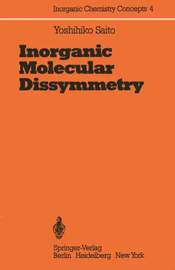 Cover of Inorganic Molecular Dissymmetry