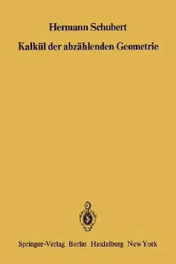 Cover of Kalkül Der Abzählenden Geometrie
