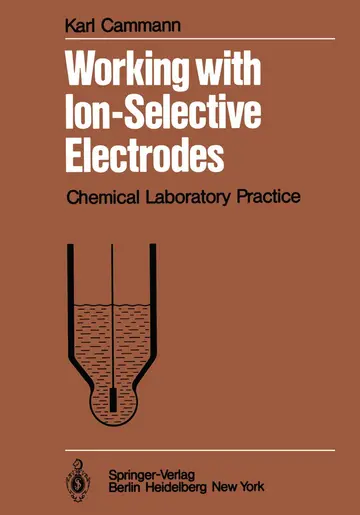 Cover of Working with Ion-Selective Electrodes