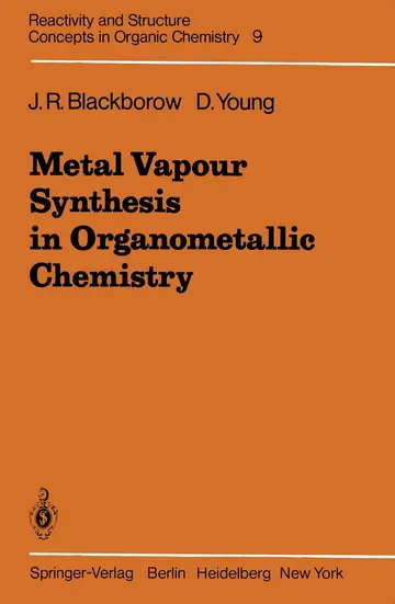 Cover of Metal Vapour Synthesis in Organometallic Chemistry