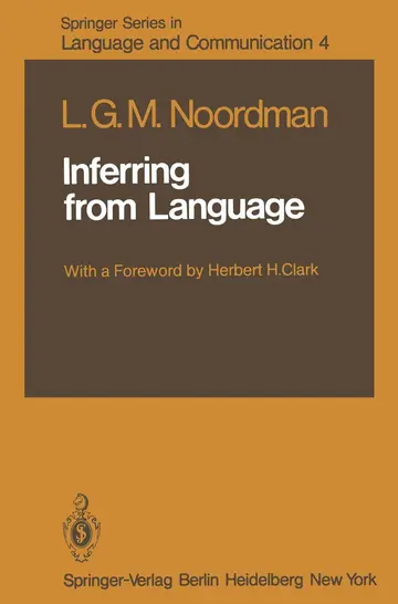 Cover of Inferring from Language