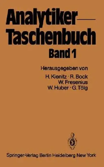 Cover of Analytiker-Taschenbuch