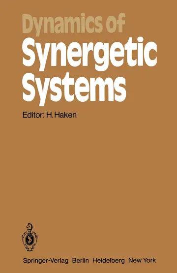 Cover of Dynamics of Synergetic Systems