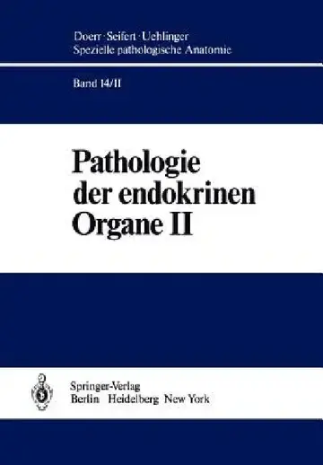Cover of Pathologie Der Endokrinen Organe