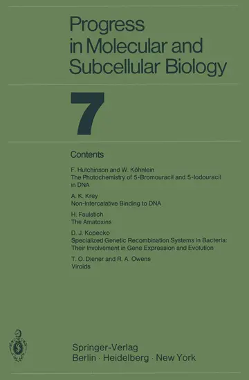 Cover of Progress in Molecular and Subcellular Biology