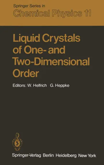 Cover of Liquid Crystals of One- and Two-Dimensional Order