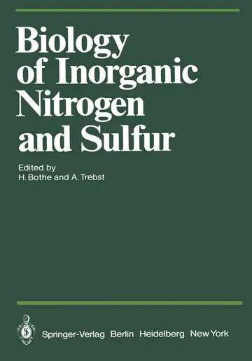 Cover of Biology of Inorganic Nitrogen and Sulfur