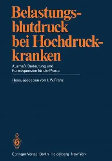Cover of Belastungsblutdruck Bei Hochdruckkranken