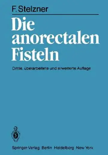 Cover of Die Anorectalen Fisteln