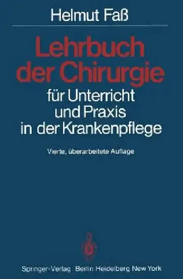 Cover of Lehrbuch Der Chirurgie