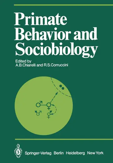 Cover of Primate Behavior and Sociobiology