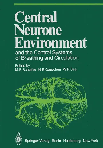 Cover of Central Neurone Environment and the Control Systems of Breathing and Circulation