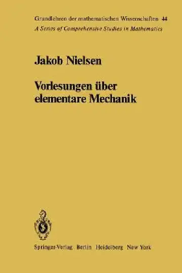 Cover of Vorlesungen Über Elementare Mechanik