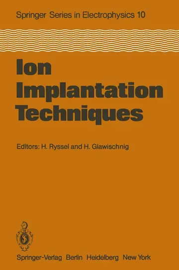 Cover of Ion Implantation Techniques