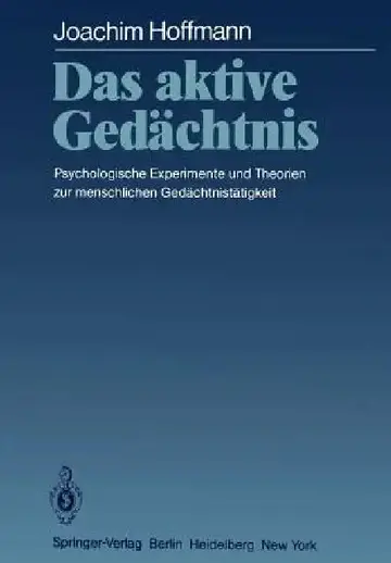 Cover of Das Aktive Gedächtnis