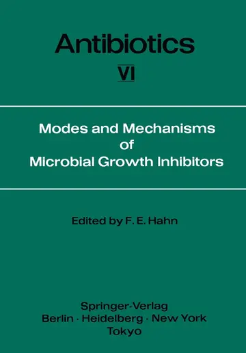 Cover of Modes and Mechanisms of Microbial Growth Inhibitors