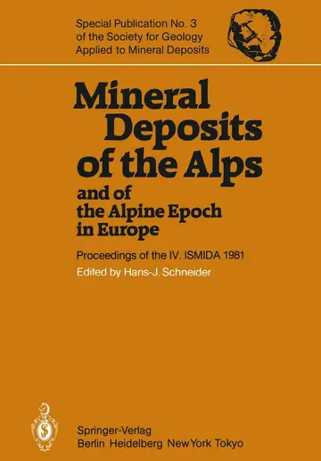 Cover of Mineral Deposits of the Alps and of the Alpine Epoch in Europe