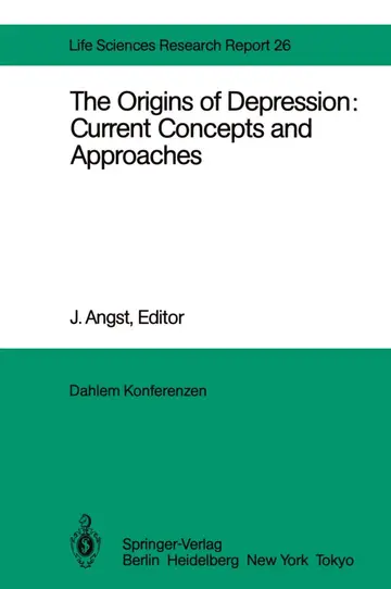 Cover of The Origins of Depression