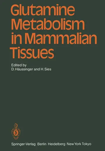 Cover of Glutamine Metabolism in Mammalian Tissues