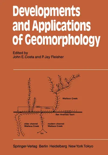 Cover of Developments and Applications of Geomorphology