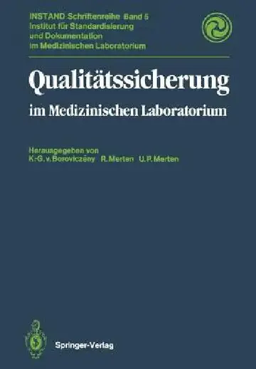 Cover of Qualitätssicherung