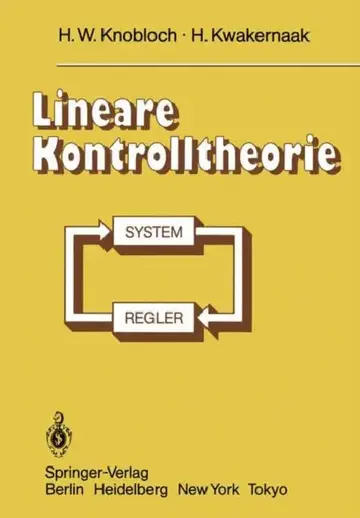 Cover of Lineare Kontrolltheorie