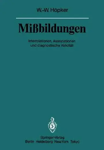 Cover of Mißbildungen