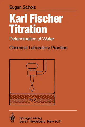 Cover of Karl Fischer Titration