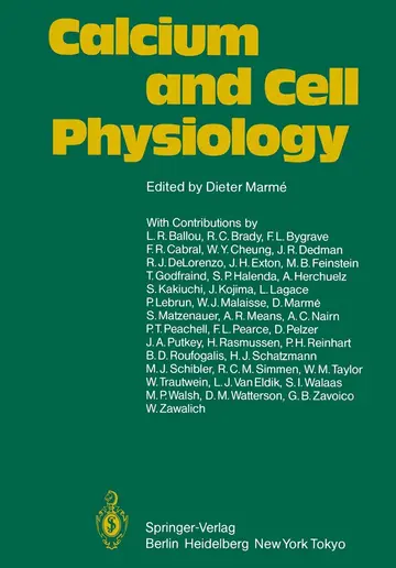 Cover of Calcium and Cell Physiology