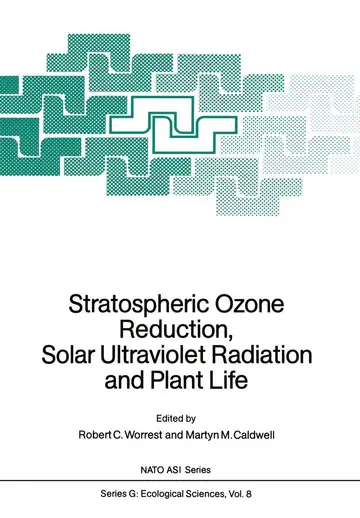 Cover of Stratospheric Ozone Reduction, Solar Ultraviolet Radiation and Plant Life