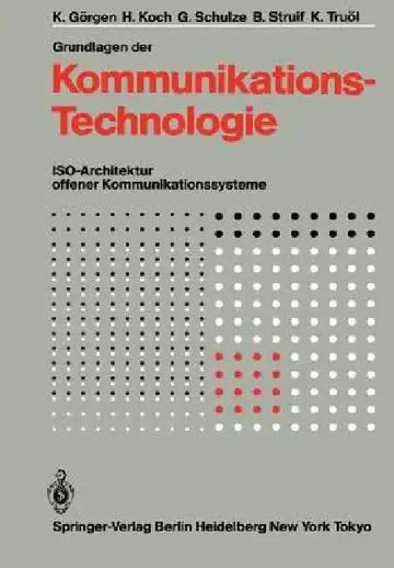 Cover of Grundlagen Der Kommunikationstechnologie