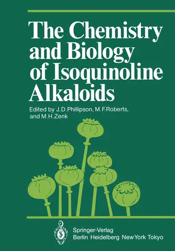 Cover of The Chemistry and Biology of Isoquinoline Alkaloids