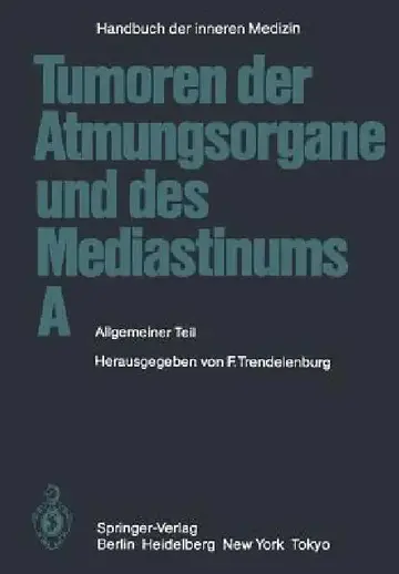 Cover of Tumoren Der Atmungsorgane Und Des Mediastinums a