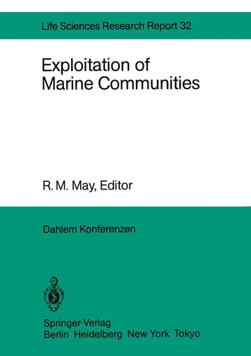 Cover of Exploitation of Marine Communities