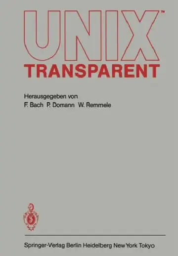 Cover of UNIX Transparent