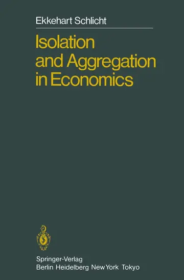 Cover of Isolation and Aggregation in Economics