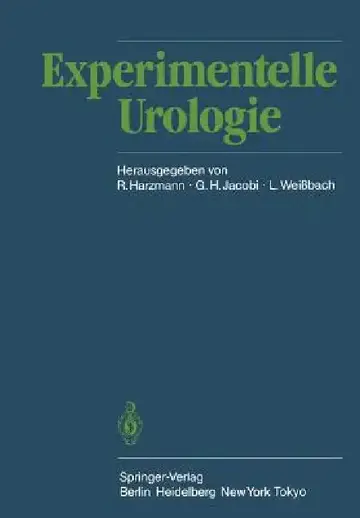 Cover of Experimentelle Urologie