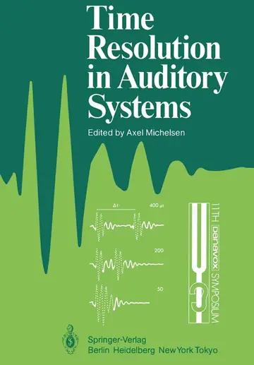 Cover of Time Resolution in Auditory Systems