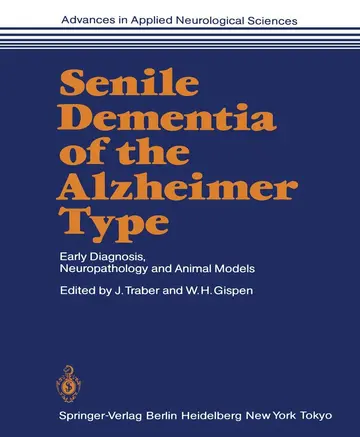 Cover of Senile Dementia of the Alzheimer Type