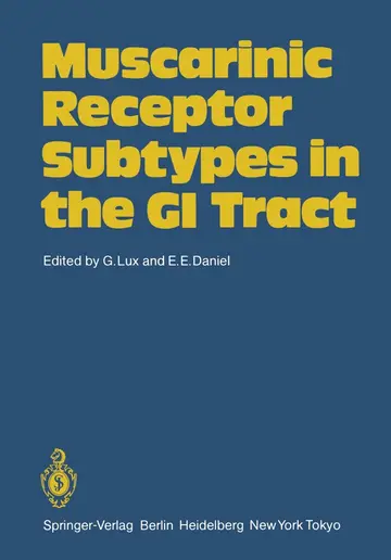 Cover of Muscarinic Receptor Subtypes in the GI Tract