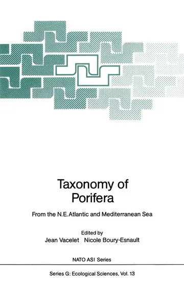 Cover of Taxonomy of Porifera