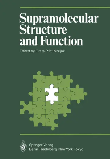 Cover of Supramolecular Structure and Function