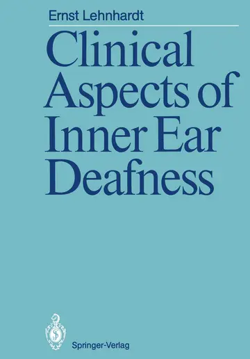 Cover of Clinical Aspects of Inner Ear Deafness