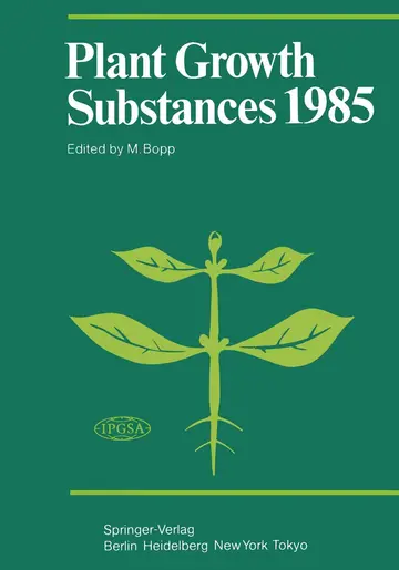Cover of Plant Growth Substances 1985