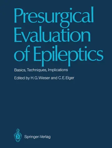 Cover of Presurgical Evaluation of Epileptics