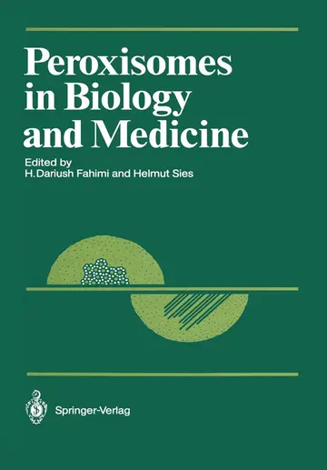Cover of Peroxisomes in Biology and Medicine