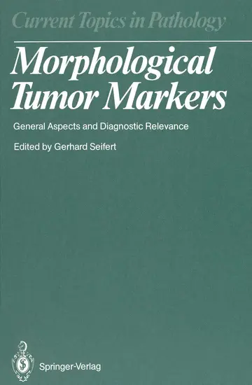 Cover of Morphological Tumor Markers