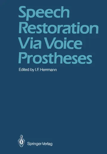 Cover of Speech Restoration via Voice Prostheses