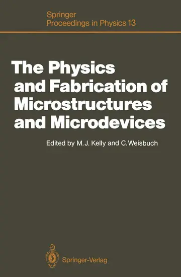 Cover of The Physics and Fabrication of Microstructures and Microdevices