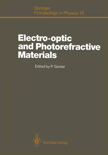 Cover of Electro-optic and Photorefractive Materials